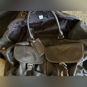 GAP Chocolate Leather Tote